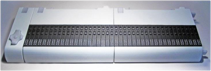 Cebra mit 40 Braillezeichen